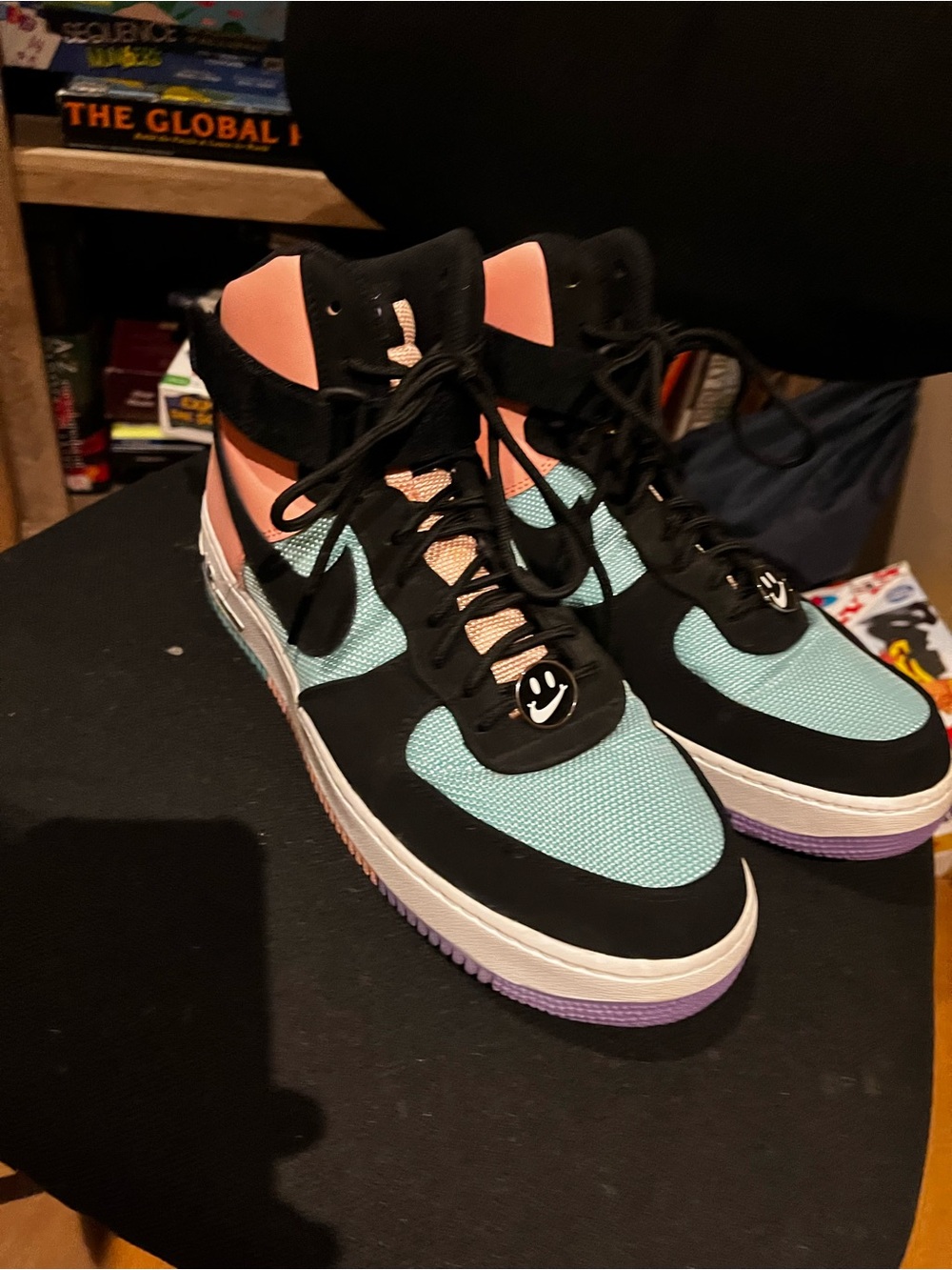 Nike Men’s High-Top Sneakers “have a Nike day” size 12 - Picture 2 of 10